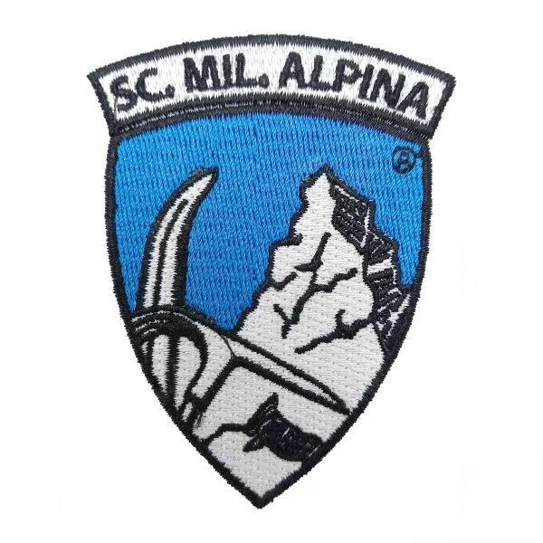 Cappellino con visiera Scuola Militare Alpini S.M.ALP. Cappellino blu navy alpini. Toppa ricamata con logo SMALP.